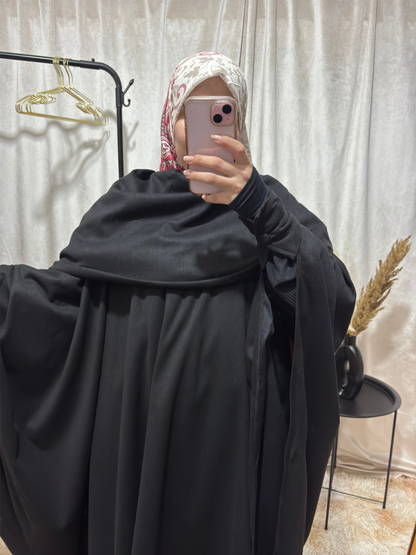 Manteau Premium Cape Modeste – Élégance Moderne