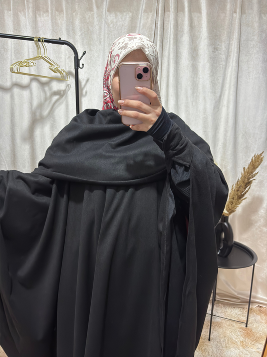 Manteau Premium Cape Modeste – Élégance Moderne