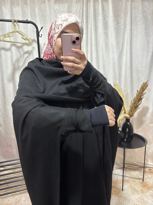 Manteau Premium Cape Modeste – Élégance Moderne