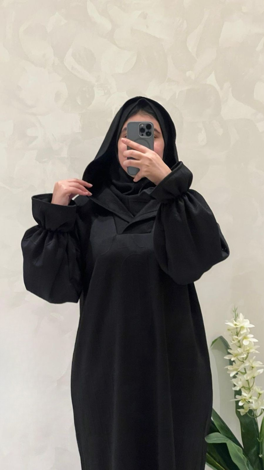 Abaya de prière élégante – Pureté, confort et recueillement