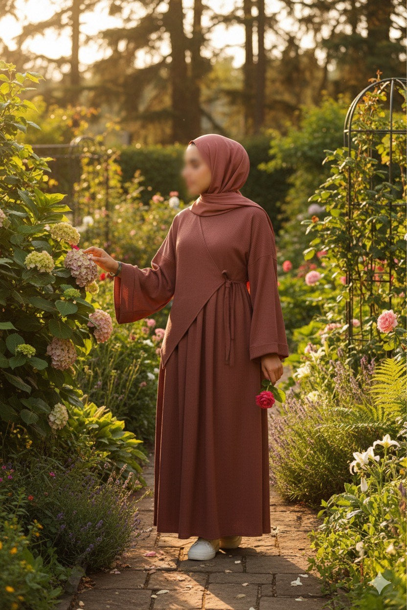 Robe Longue Sofia – Charme et Grâce naturelle